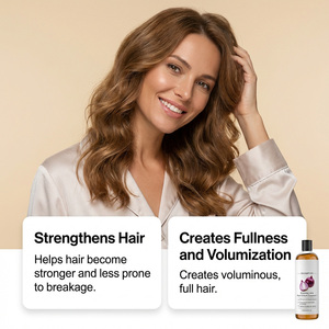 Shampooing Volumisant Léger à l'Oignon Rouge, Nettoyant Nourrissant & Rafraîchissant Doux, Soin Réducteur de Sébum pour des Cheveux Doux et Volumineux - Product Image 4