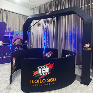 Bolsa de transporte de nuevo diseño 2025 y Dolly para cabina de fotos 360 con Manual de lámpara de luz de relleno - Product Image 2