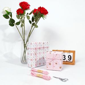 High Quality Disposable Silicone 80g Valentine'Day Pink Art <b>Paper</b> 43*300cm Gift Luxury Custom Packaging Wrapping <b>Paper</b> Roll - Product Image 4