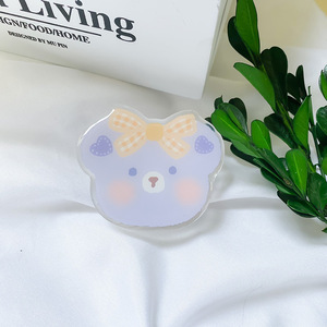 Phụ kiện điện thoại di động quà tặng khuyến mãi hình gấu acrylic tùy chỉnh, giá đỡ điện thoại, giá đỡ bàn làm việc - Product Image 6
