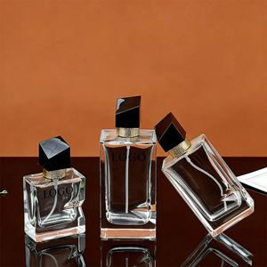<b>Empty</b> Perfume Bottles Luxury Perfume Bottle 100ml clear Custom Perfume Bottle With <b>Box</b> Packaging - Product Image 2