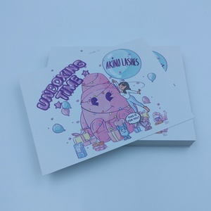 Chết cắt vui sang trọng nặng 130x110mm 300gsm Hoa Chính thức sự kiện quảng cáo sang trọng cảm ơn bạn thẻ gấp với phong bì - Product Image 5