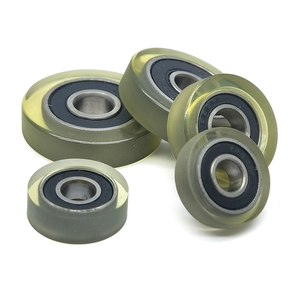 Kapı temiz oda hassas PU kaplı rulmanlar için PU62630-10 temiz oda uyumlu poliüretan silindirler 6x30x10mm tekerlekler kasnak - Product Image 5