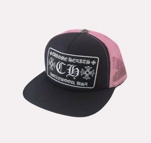 Gorra de béisbol Chrome Hearts Cross CH con visera curva, gorra trucker para hombre y mujer, gorra de camionero, protección solar para exteriores, gorra de malla transpirable. - Product Image 4