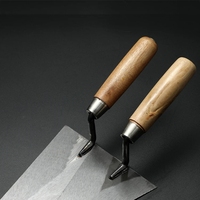 Bon marché Prix Lame polie Surface Construction Maçonnerie Truelle Outils Manche en bois Truelle de maçonnerie