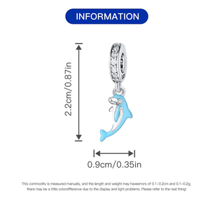 Mặt dây chuyền charm hình vỏ sò nàng tiên cá, rùa, bạc nguyên chất <span class=keywords><strong>Sterling</strong></span> <span class=keywords><strong>Silver</strong></span> Ocean Series, cá nhân hóa, trang sức bạc <span class=keywords><strong>925</strong></span>, phụ kiện làm vòng tay tự chế - Product Image 2