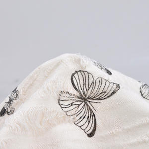 Haute qualité femmes papillon Beanie doux mince respirant casquette mince trou pour printemps <span class=keywords><strong>été</strong></span> voyage en gros pull <span class=keywords><strong>chimio</strong></span> chapeau - Product Image 5