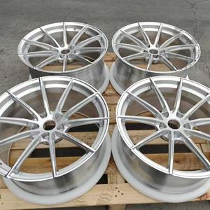 Rines de Aluminio Forjado 6061-T6 en Plata Pulida, Diseño de 20*10 Pulgadas con PCD de 100 mm para Autos de <span class=keywords><strong>Pasajeros</strong></span>, Nuevos - Product Image 3