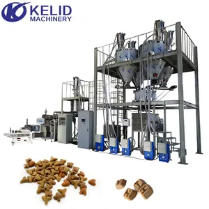 Industrial Senior Cat Food Production Processing Line Pet Dog Food Twin Screw Extrusion Extruder Machine