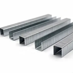 Grampos sem 10 fio de aço galvanizado pinos pneumáticos 1004j