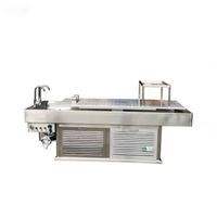 Table de dissection en acier inoxydable très vendue, table d'autopsie populaire pour morgue, table de dissection professionnelle pour laboratoire et salle d'autopsie