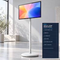 Afficheur numérique intelligent sans fil USB LCD 32 pouces, écran mobile extérieur, Android 13, rotation tactile 10 points, 1920x1080, pour magasin de détail