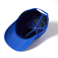 Gorra de Béisbol de Nailon de Color Azul Klein de Moda, Gorra Deportiva para Hombre con Logotipo Bordado Personalizado