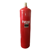 FM200 silinder penindasan api baja mulus untuk penyimpanan Sistem Gas