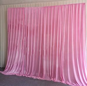 2024 tela de satén barata boda fiesta telón de fondo cortina fiesta de cumpleaños escenario Fondo DIY decoración Textiles - Product Image 2