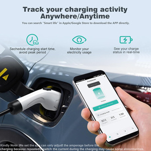 เครื่องชาร์จรถยนต์ไฟฟ้าแบบติดผนัง รุ่น 40A 60A สำหรับรถยนต์ Tesla แบบเฟสเดียว ชนิดปลั๊ก UK/USA/ยุโรป พร้อมการเชื่อมต่อ GB/T - Product Image 4