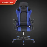 Fauteuil de Gaming en Cuir en Gros, Design Moderne et Simple, pour Maison, Ordinateur, Dortoir, Jeu Compétitif, avec Dossier Inclinable, Réglable en Hauteur et Pivotant