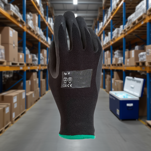 Guantes para clima frío talla 8 con revestimiento de nitrilo resistentes a cortes para logística y almacén - Product Image 3