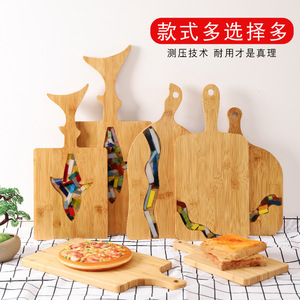 Plateau à pizza en bambou 30 cm, style simple, pour la cuisine à domicile - Product Image 4