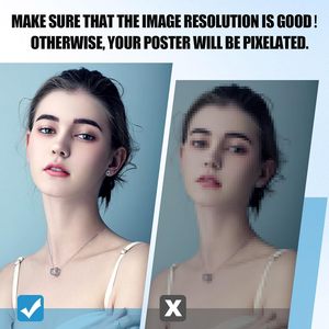 Bán buôn 24x36 khuyến mại lớn sang trọng in ấn kỹ thuật số Áp phích tường tùy chỉnh nhiều lớp PVC A4 Áp phích - Product Image 4