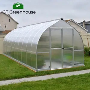 Kleine Enkele Overspanning Groene Huis Voor Tuinen