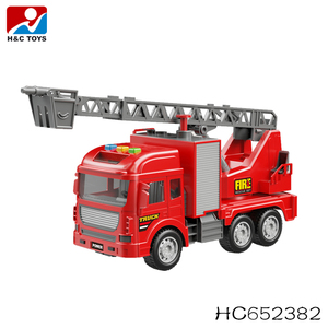 Jouet de <span class=keywords><strong>camion</strong></span> à ordures en plastique de simulation de friction inertielle pour enfants avec lumières et musique pour enfants - Product Image 5