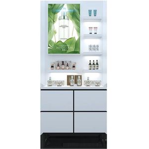Tienda de perfumes, diseño de interiores, muebles de perfume personalizados, armario de exhibición LED de pared cosmética, estantes de exhibición al por menor - Product Image 1