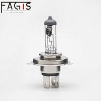 Bombilla halógena automotriz H4, lámpara halógena HB2 de 12V, 100/90W, P43T, luz blanca cálida, 9003 más concentrada
