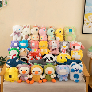 Tersedia 8 inci grosir boneka lembut kustom boneka Plushie hewan kartun buah Kawaii lucu mesin cakar penjual lucu mainan mewah - Product Image 4