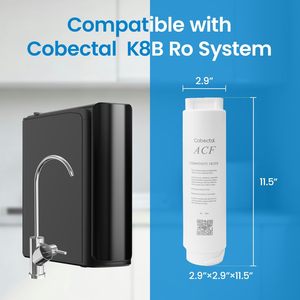 ไส้กรองน้ำ ACF สำหรับระบบกรองน้ำ K8B อายุการใช้งาน 12 เดือน ติดตั้งใต้ซิงค์ - Product Image 3