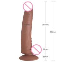Vibrador de Silicona Suave y Largo Aphrodisia con 20 Funciones, Dildo Realista, Recargable por USB, Impermeable, Control Remoto Extraíble, para Adultos