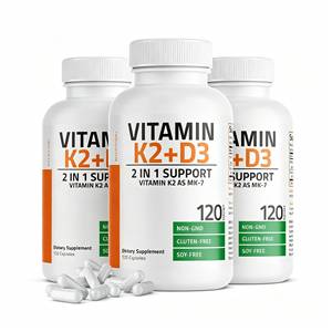 Capsule di Vitamina K2 D3 OEM ad Alta Purezza per Adulti, Supporto Quotidiano per la Salute Immunitaria, Protezione del Cuore e dei Vasi, Mantenimento della Circolazione Sanguigna Normale - Product Image 1