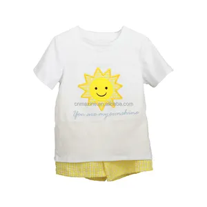 Giá Rẻ Giá Bé Trai Quần Áo Bộ Bông Bé Mùa Hè T-Shirt Trẻ Sơ Sinh Bé Và Toddler Phù Hợp Với Trang Phục