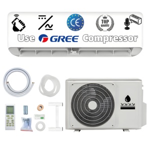เครื่องปรับอากาศแบบแยกส่วนอินเวอร์เตอร์ ระบบทำความเย็นและความร้อน 12000-24000 บีทียู ควบคุมอัจฉริยะ ใช้ได้ทุกฤดู สำหรับบ้านและสำนักงาน - Product Image 1