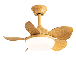 Ventilateur de plafond compact silencieux de style minimaliste avec télécommande électrique pour chambres à coucher et chambres d'enfants - Product Image 1