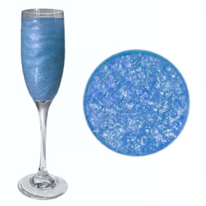 Blue Sea Glow Sugar Sprinkles Polvo <span class=keywords><strong>de</strong></span> <span class=keywords><strong>oro</strong></span> Azúcar <span class=keywords><strong>Pan</strong></span> Mejorador Bomba <span class=keywords><strong>de</strong></span> brillo para bebida Cóctel bebida Perla - Product Image 3