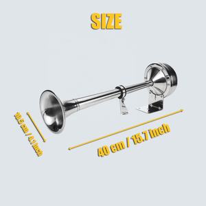 NITOYO 12V สแตนเลสสตีลเดี่ยวทรัมเป็ต Low Tone <span class=keywords><strong>Hertz</strong></span> สำหรับ Marine เรือรถบรรทุกรถบรรทุกคาราวาน RV รถจักรยานยนต์ - Product Image 4