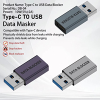 Adaptateur USB C vers USB JILIAN avec sortie CC en alliage d'aluminium, protection des données contre les fuites pour ordinateurs portables et téléphones mobiles