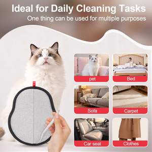 Gant électrostatique réutilisable à cinq doigts pour enlever les poils d'animaux, brosse magique pour chiens, chats, canapé, tapis et usage domestique - Product Image 4