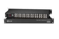 3g sdi 16ch Double alimentation redondante entrelacée (1080i) signal pathologique ST fibre optique extender