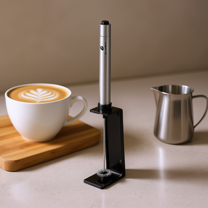 Espumador de leche inalámbrico Westmark Brasilia de acero inoxidable, varilla espumadora automática de 150 ml para café, té, latte art - Product Image 3