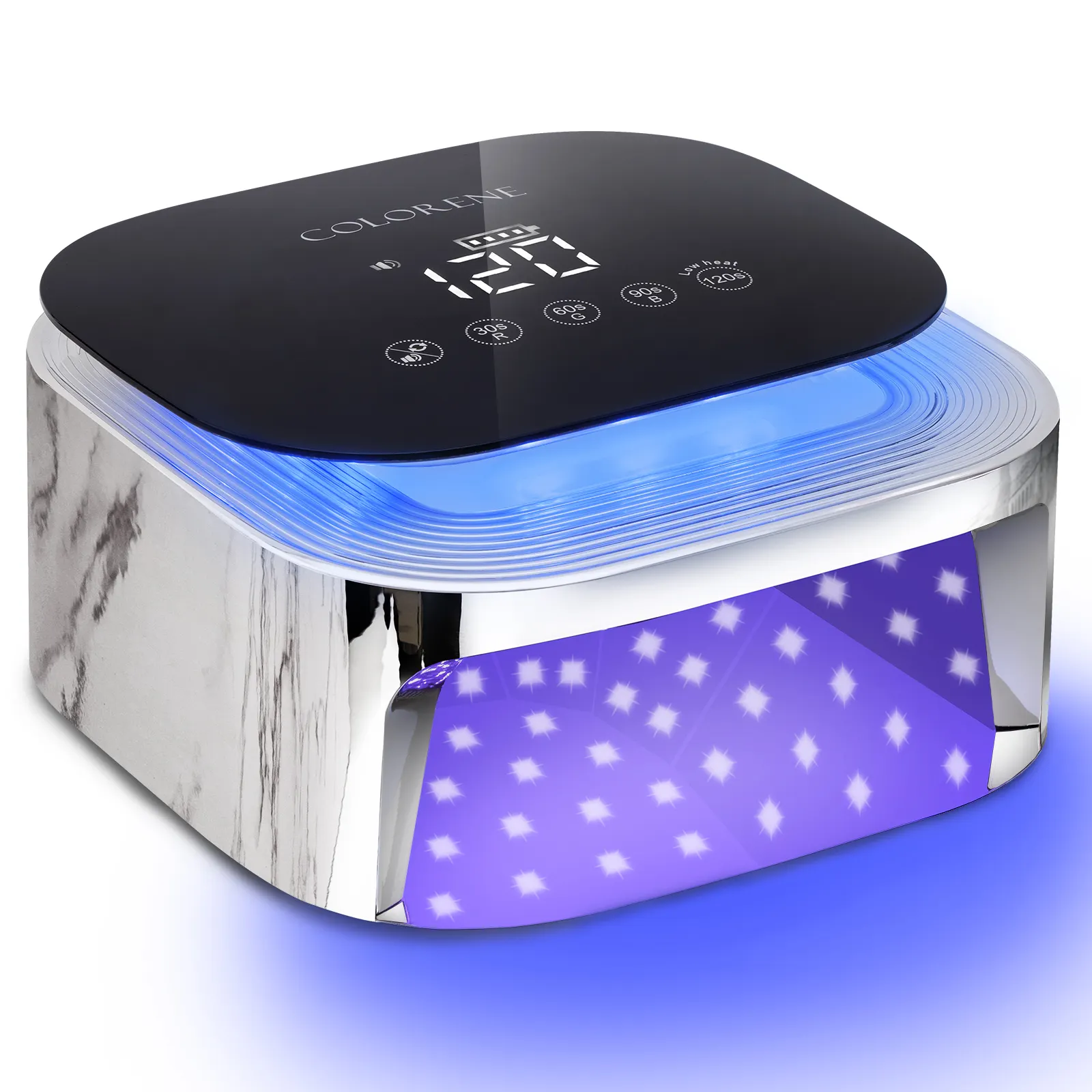 BETE 60W 무선 UV LED 네일 램프 무선 매니큐어 네일 드라이어
