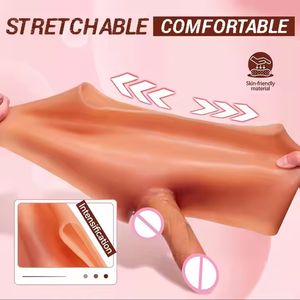 ZRX <span class=keywords><strong>Jouet</strong></span> Sexuel Adulte pour Femmes, Énormes Godemichés Réalistes pour Femmes Lesbiennes, Masturbation, Sexe Anal, Culottes Godemichés Portables pour Hommes - Product Image 5