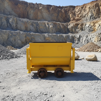 Chariot minier souterrain à voie étroite Zlinktric, série MGC, nouvelle génération, robuste, avec pompe et roulement, capacité 510 kg