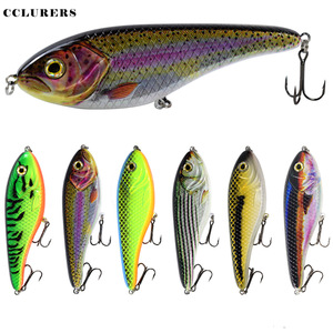 Esche Artificiali per Pesca in Acqua Salata 150MM 81G, Esche Dure Stampate per Lucci Grandi, Jerkbait con Ami, Esche in Plastica per Pesca a Traina - Product Image 1