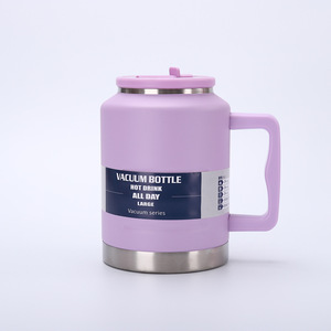 2025 <span class=keywords><strong>Emerit</strong></span> vente en gros personnalisé 1.5L 2L grande capacité Double paroi en acier inoxydable isolé sous vide large bouche poignée de paille gobelets - Product Image 6