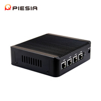 Petit routeur VPN pare-feu J4125 N5000 quad core fanless linux 4LAN mini PC x86 ordinateur à carte unique hélium Hotspot