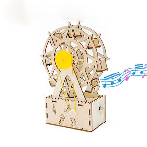 木の工芸品アセンブリDiyキット学校幹科学工学おもちゃ3D子供のための木のパズル - Product Image 6