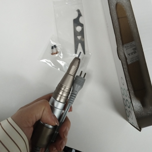 เครื่องเจียรเล็บ LM Type-E รุ่น Max 30000RPM สแตนเลส ปลั๊ก EU สีดำ ใช้ได้กับกล่องควบคุม UP200 Mani Pro Passport อุปกรณ์เสริมแฮนด์พีซ - Product Image 4