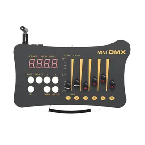 Хорошо смотрится мини-DMX 512 сценический контроллер света беспроводной/проводной батареи профессиональный Dmx контроллер сценического оборудования